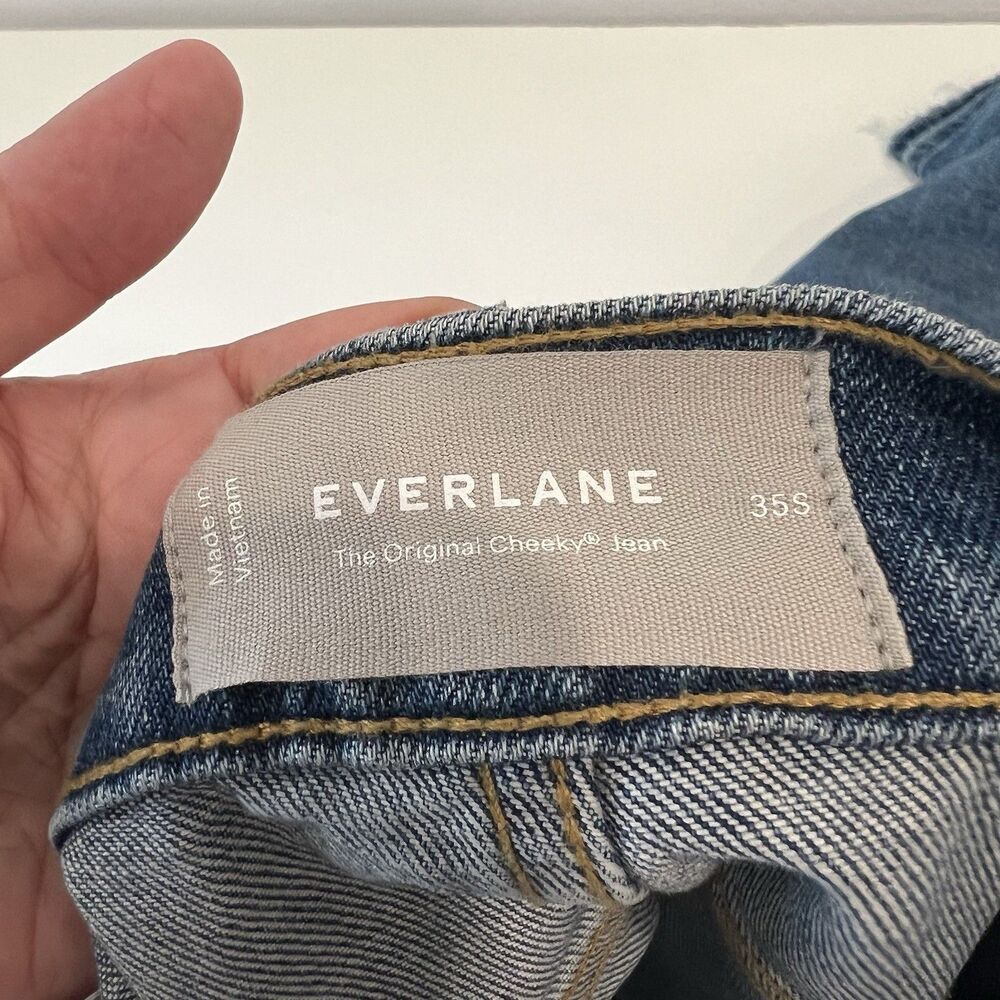 NWT EVERLANE The Original Cheeky Jeans High Rise 35S  Ankle - Picture 3 of 7